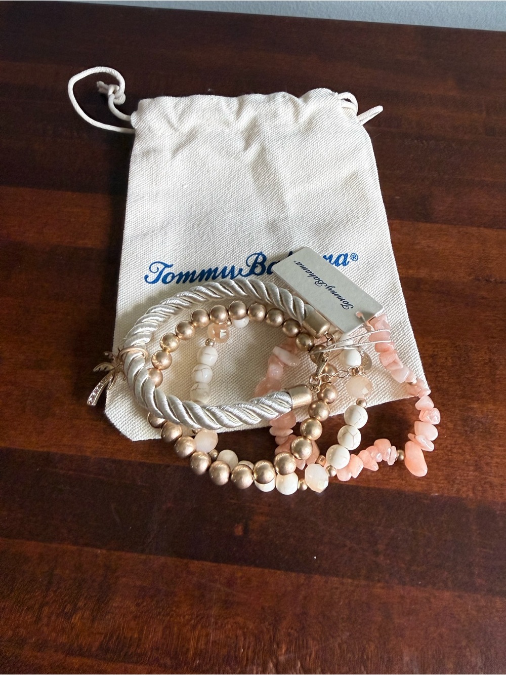TOMMY BAHAMA Sunset Tides Bead & Gold Bracelet Set - Picture 2 of 10